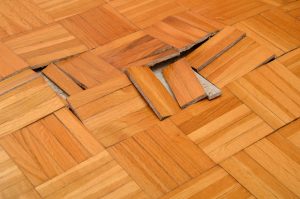 Destruction Of Parquet In Apartment